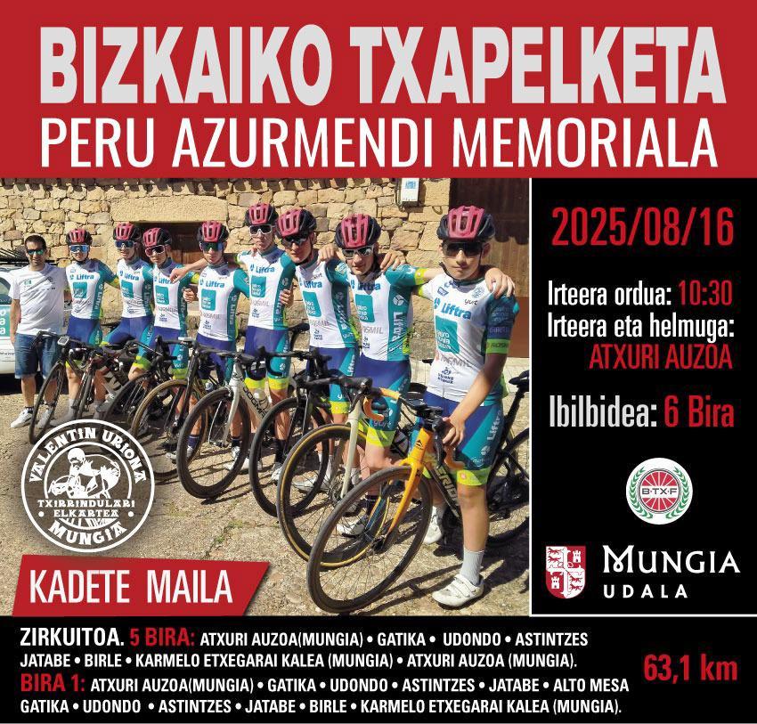Mungia 16-08-25 Bizkaiko Txapelketa