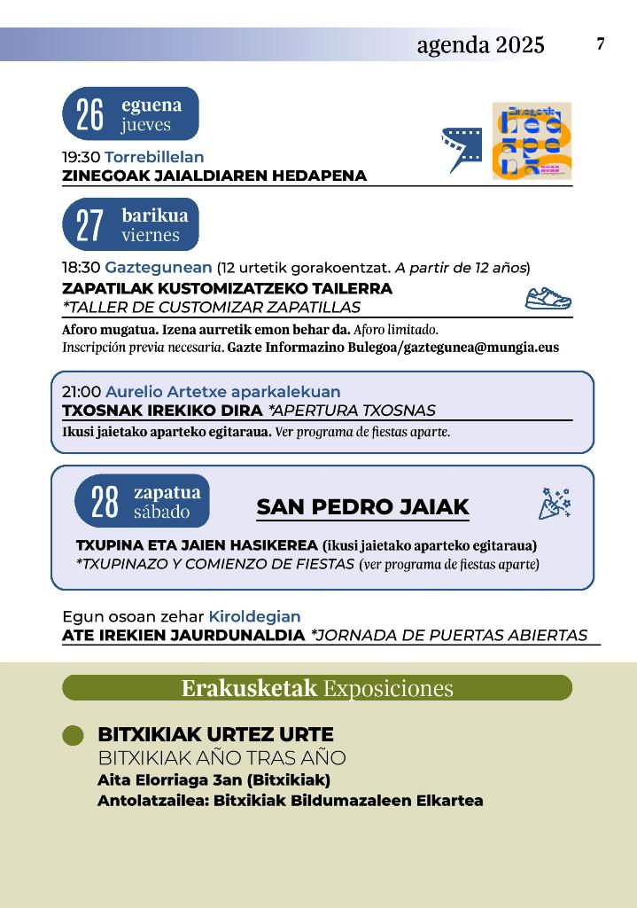 Mungia BAGILA 2025 Mungia BAGILA 2025