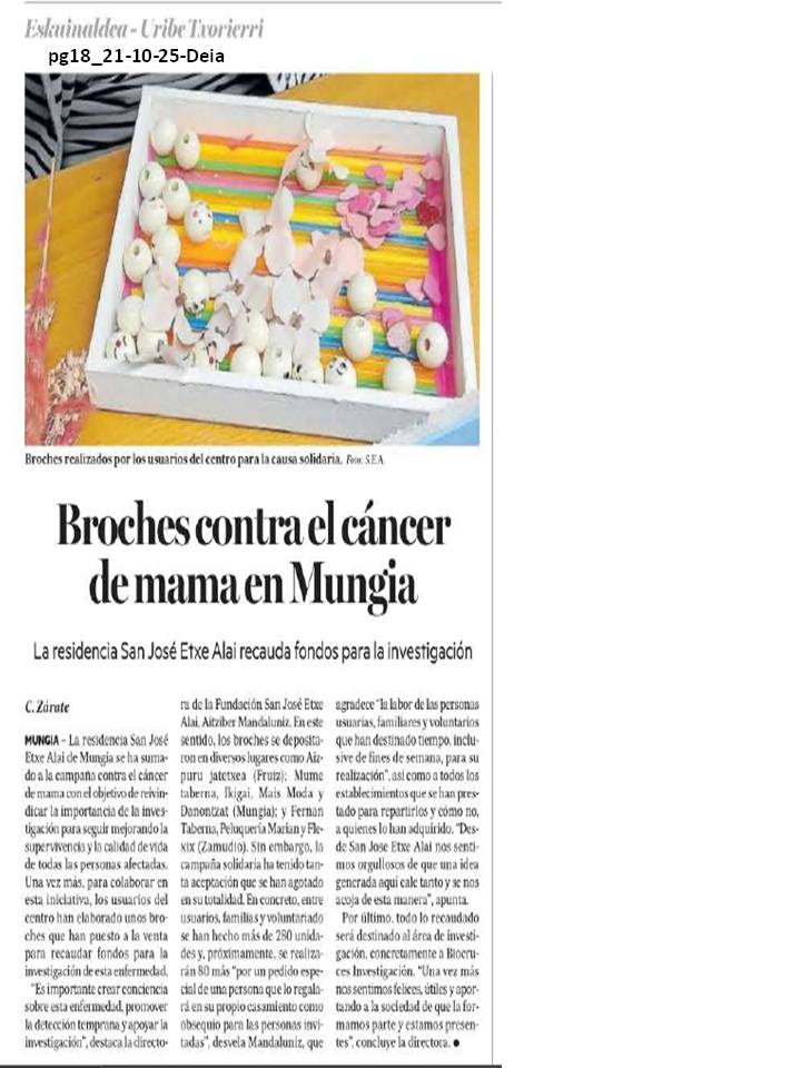 Mungia Broches contra cancer de mama Mungia Broches contra cancer de mama