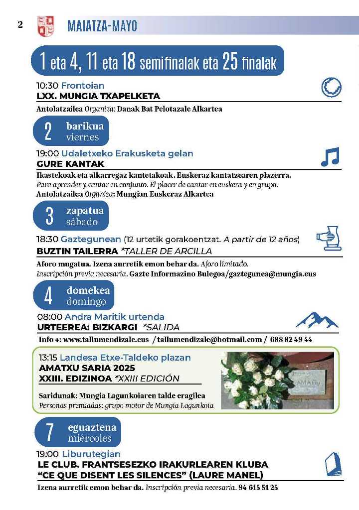 Mungia MAIATZA Mungia MAIATZA