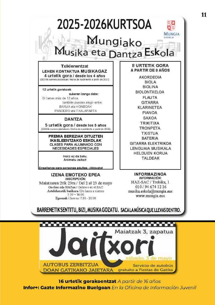 Mungia MAIATZA Mungia MAIATZA