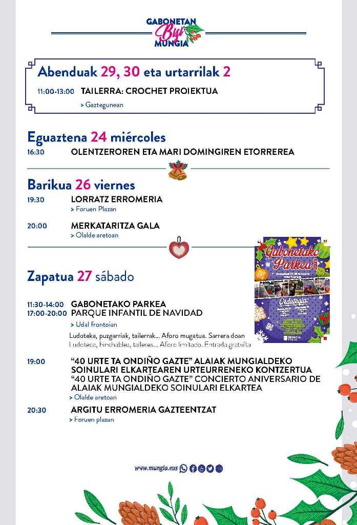 Mungia Gabonak 2025 Mungia Gabonak 2025