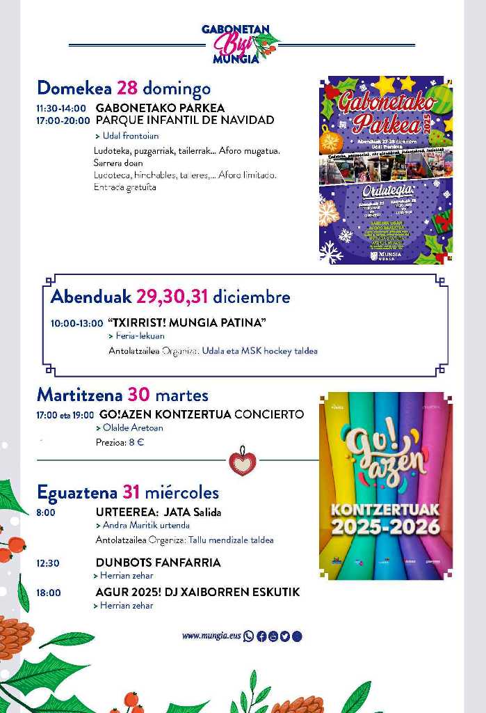 Mungia Gabonak 2025 Mungia Gabonak 2025